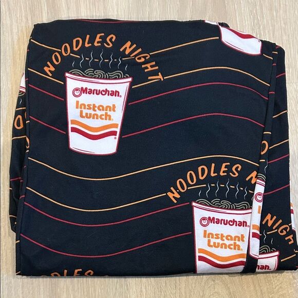 Maruchan Men’s Small Pajama Bottoms In Fun Ramen Print - Picture 4 of 4